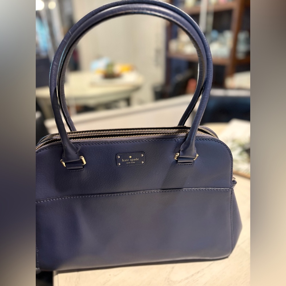 Kate Spade Navy Blue Handbag - image 1